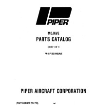 Piper Mojave PA-31P-350 761-776 Parts Catalog 1983 thru 2006